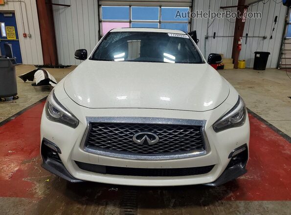 JN1FV7AR2KM830463 2019 INFINITI Q50 White Դիմացի տեսք