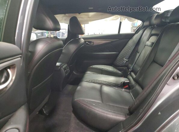 JN1FV7AR2LM660235 2020 INFINITI Q50 Серый Вид задних сидений