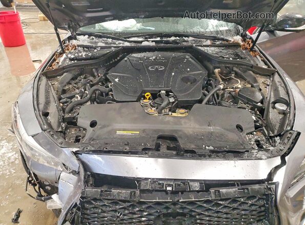 JN1FV7AR2LM660235 2020 INFINITI Q50 Серый Вид задней части салона
