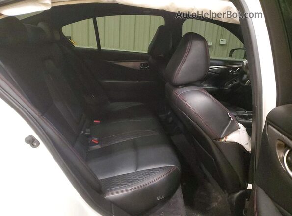 JN1FV7AR4KM800770 2019 INFINITI Q50 White Widok tylnych siedzeń