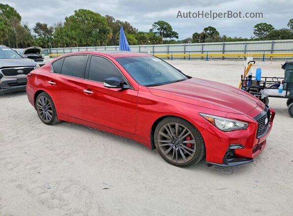 JN1FV7DP3RM660411 2024 INFINITI Q50 Red Передня права чверть