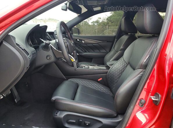 JN1FV7DP3RM660411 2024 INFINITI Q50 Red Вид салону спереду