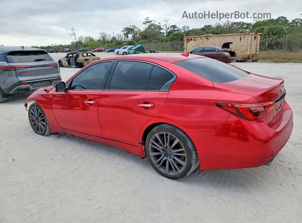 JN1FV7DP3RM660411 2024 INFINITI Q50 Red Задня ліва чверть