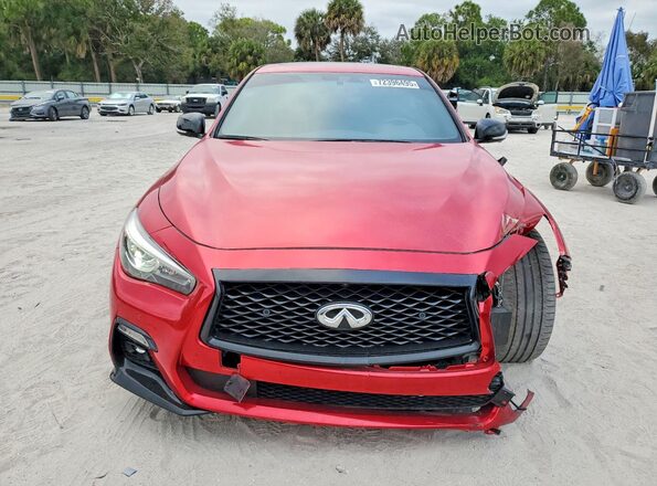 JN1FV7DP3RM660411 2024 INFINITI Q50 Red Вид спереду