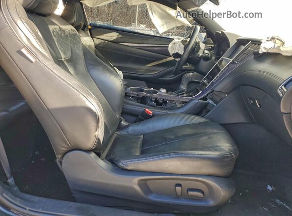 JN1FV7EL1HM701029 2017 INFINITI Q60 Black Вид салону спереду