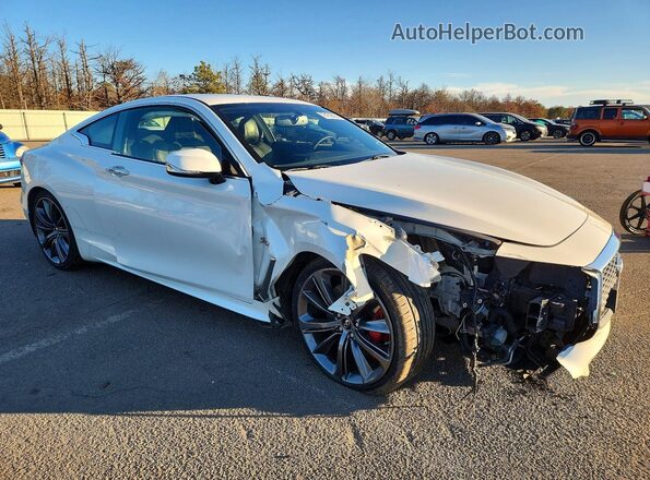 JN1FV7EL3JM631183 2018 INFINITI Q60 Белый Передняя правая четверть
