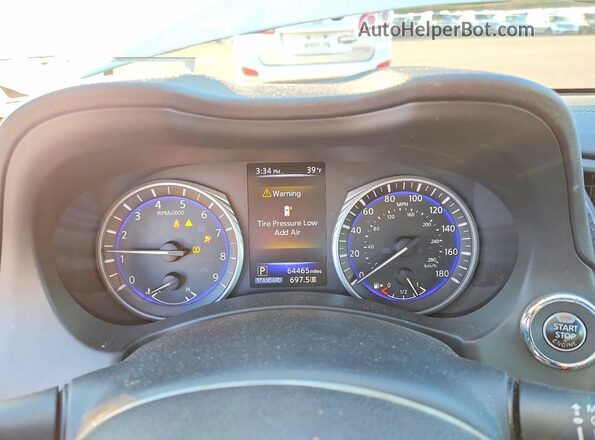 JN1FV7EL3JM631183 2018 INFINITI Q60 Белый Вид щитка приборов