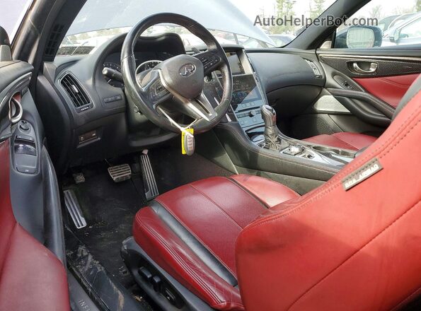 JN1FV7EL5LM460178 2020 INFINITI Q60 Серый Вид панели приборов