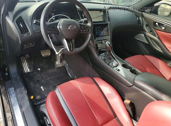 JN1FV7LL3NM680859 2022 INFINITI Q60 Черный Вид панели приборов