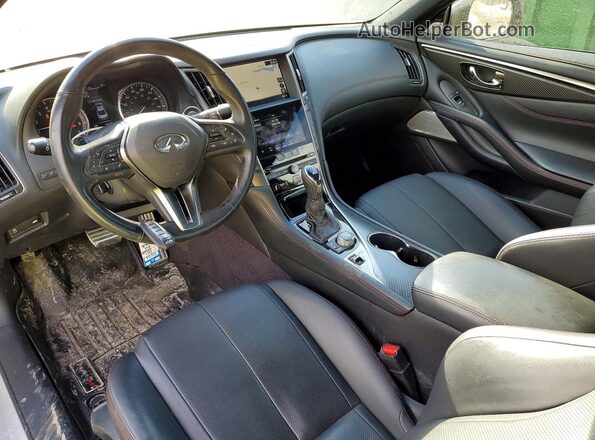 JN1FV7LL7MM560559 2021 INFINITI Q60 White Widok deski rozdzielczej