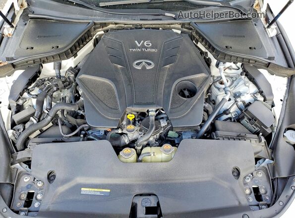 JN1FV7LL7MM560559 2021 INFINITI Q60 White Widok wnętrza z tyłu