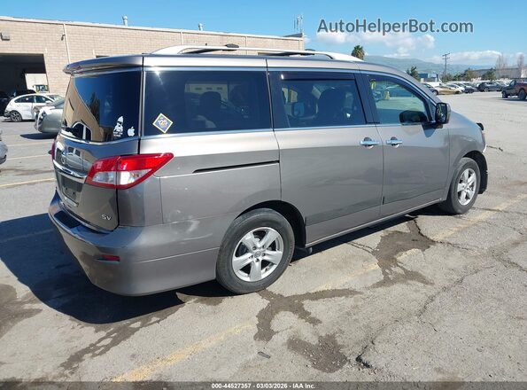 JN8AE2KP2H9165507 2017 NISSAN QUEST Серый Задняя правая четверть