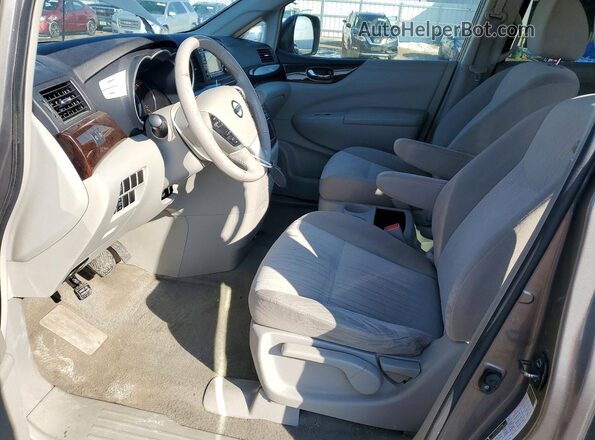 JN8AE2KP4H9165105 2017 NISSAN QUEST Серебряный Вид салона спереди
