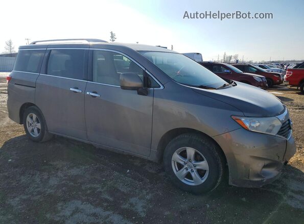 JN8AE2KP4H9165105 2017 NISSAN QUEST Серебряный Передняя правая четверть