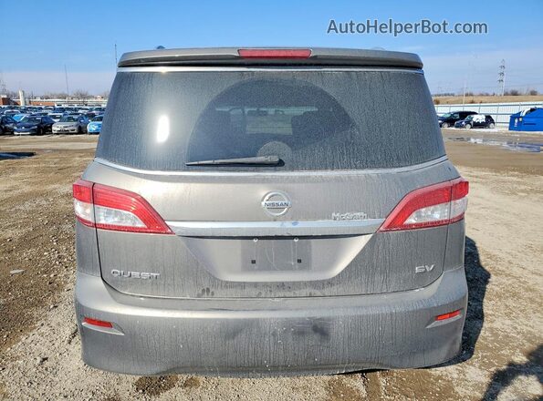 JN8AE2KP4H9165105 2017 NISSAN QUEST Серебряный Вид сзади