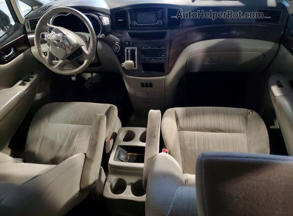 JN8AE2KP4H9166478 2017 NISSAN QUEST Черный Вид панели приборов