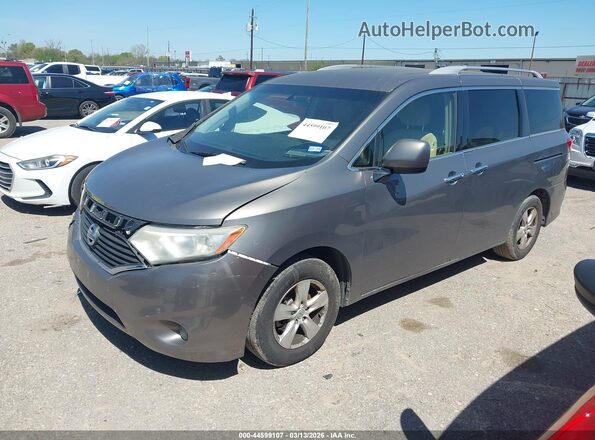 JN8AE2KP7G9155506 2016 NISSAN QUEST Серый Передняя левая четверть