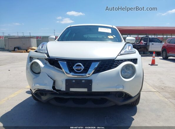 JN8AF5MR1HT703680 2017 NISSAN JUKE White Widok zestawu wskaźników