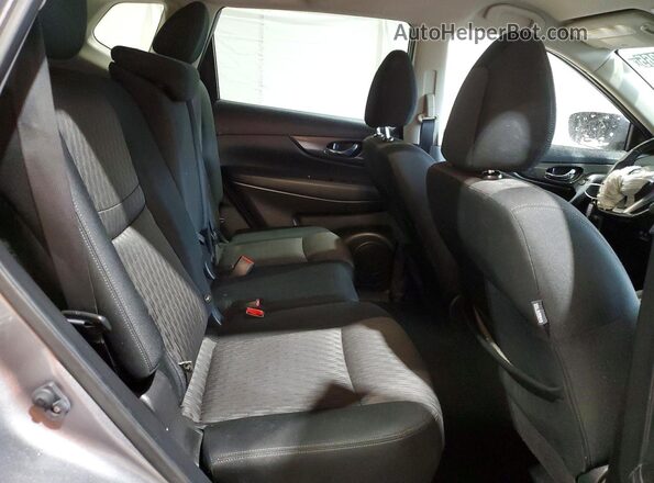 JN8AT2MV4LW138529 2020 NISSAN ROGUE Gray უკანა სავარძლების ხედი