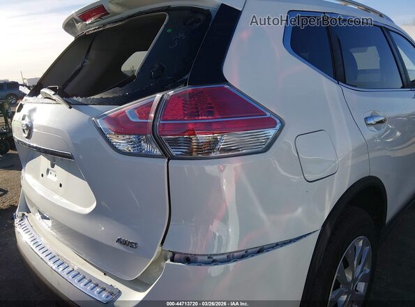 JN8AT2MV7GW135775 2016 NISSAN ROGUE Белый Панорамный вид салона 360°