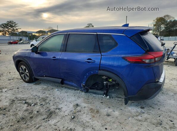 JN8AT3BA2MW006473 2021 NISSAN ROGUE Blue Tył lewy