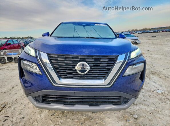 JN8AT3BA2MW006473 2021 NISSAN ROGUE Blue Widok z przodu