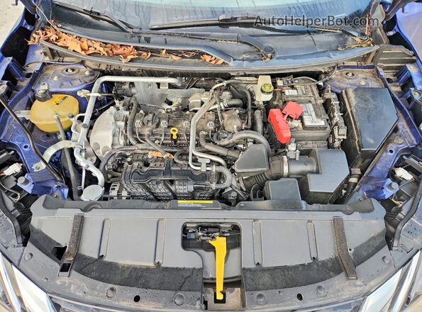 JN8AT3BA2MW006473 2021 NISSAN ROGUE Blue Widok komory silnika