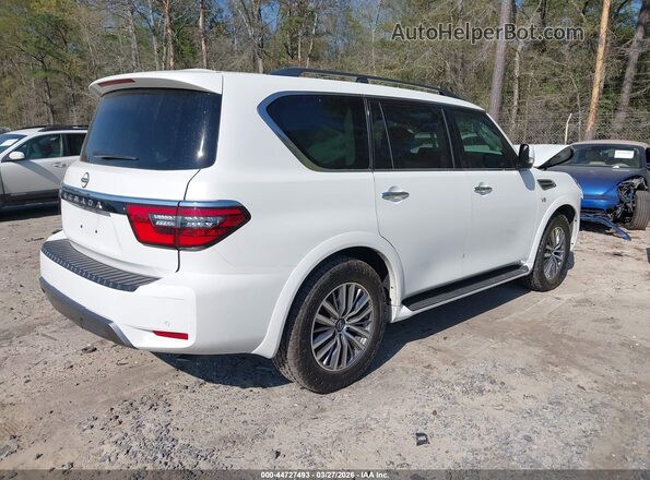 JN8AY2AC4N9162352 2022 NISSAN ARMADA Белый Задняя правая четверть