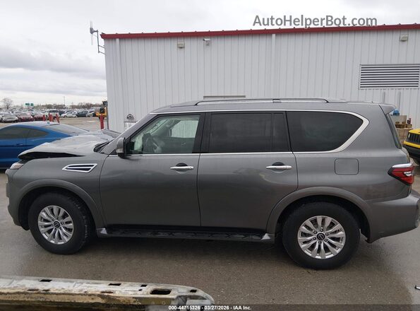 JN8AY2AD2P9691150 2023 NISSAN ARMADA Серый Панорамный вид салона 360°