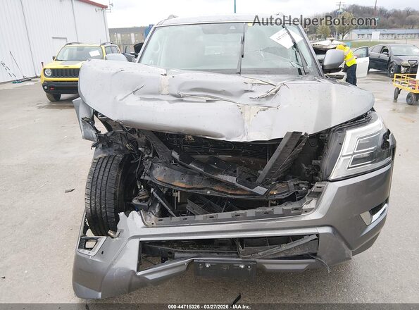 JN8AY2AD2P9691150 2023 NISSAN ARMADA Серый Вид спереди