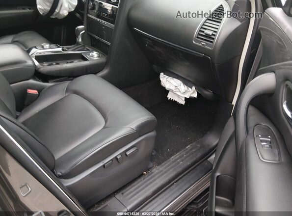 JN8AY2AD2P9691150 2023 NISSAN ARMADA Серый Вид салона спереди
