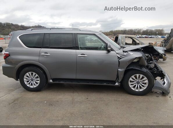 JN8AY2AD2P9691150 2023 NISSAN ARMADA Серый Вид задней части салона