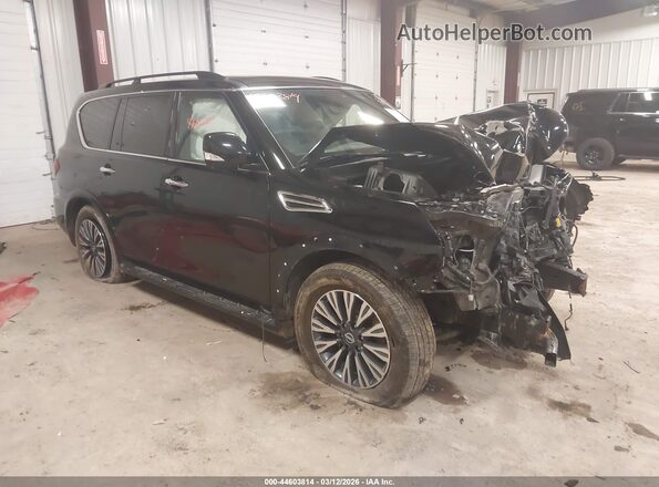 JN8AY2BA1P9402554 2023 NISSAN ARMADA Черный Передняя правая четверть