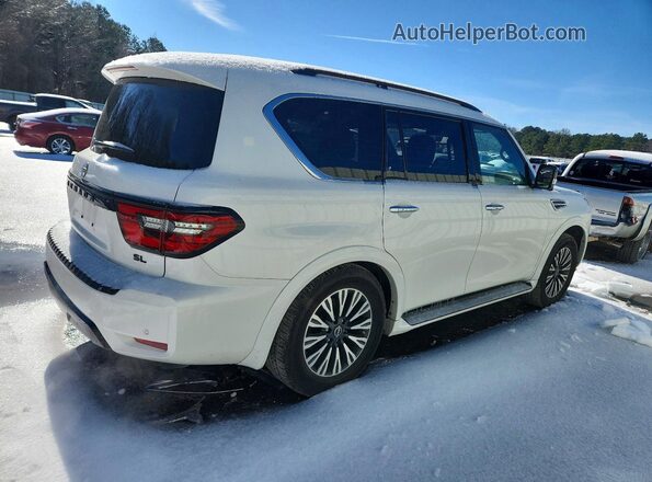JN8AY2BA1R9416795 2024 NISSAN ARMADA Белый Задняя правая четверть