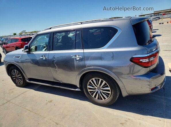 JN8AY2BA4M9371148 2021 NISSAN ARMADA Серый Задняя левая четверть