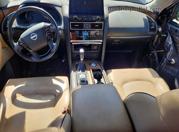 JN8AY2BA4M9371148 2021 NISSAN ARMADA Серый Вид панели приборов