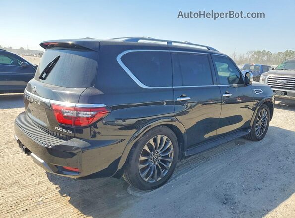 JN8AY2DA1P9404656 2023 NISSAN ARMADA Black Tył prawy