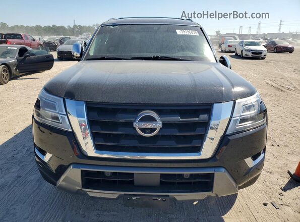 JN8AY2DA1P9404656 2023 NISSAN ARMADA Black Widok z przodu