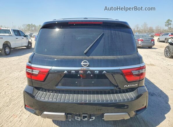 JN8AY2DA1P9404656 2023 NISSAN ARMADA Black Widok z tyłu