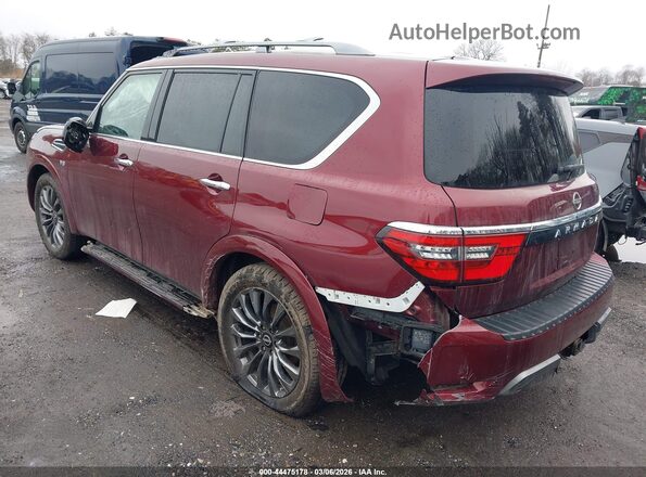 JN8AY2DB5N9813166 2022 NISSAN ARMADA Red Trasero izquierdo
