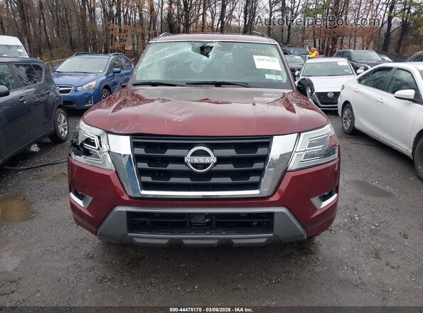 JN8AY2DB5N9813166 2022 NISSAN ARMADA Red Vista del cuadro de instrumentos