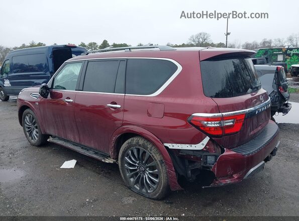 JN8AY2DB5N9813166 2022 NISSAN ARMADA Red Vista interior de 360 grados