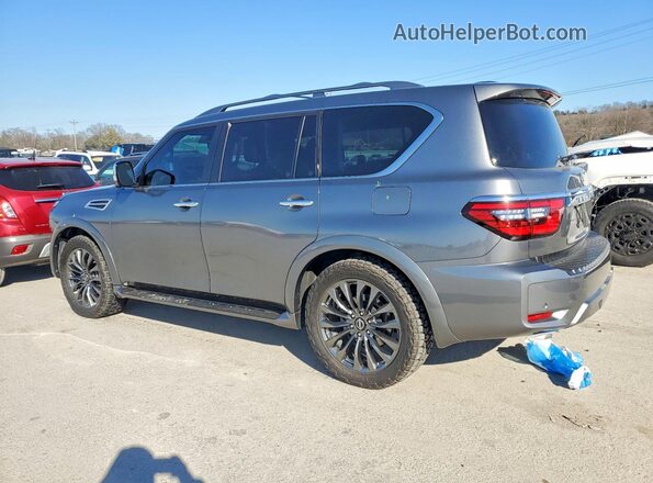 JN8AY2DB5P9835140 2023 NISSAN ARMADA Серый Задняя левая четверть