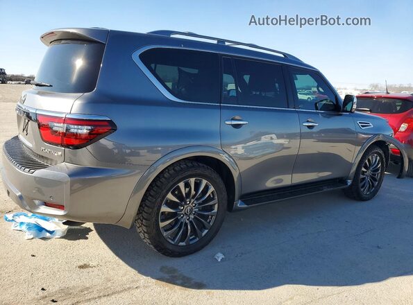JN8AY2DB5P9835140 2023 NISSAN ARMADA Серый Задняя правая четверть