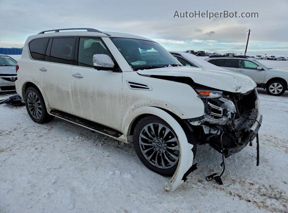JN8AY2DB7P9834040 2023 NISSAN ARMADA Белый Передняя правая четверть
