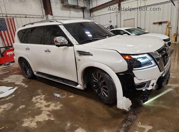 JN8AY2DB9N9812344 2022 NISSAN ARMADA Белый Передняя правая четверть