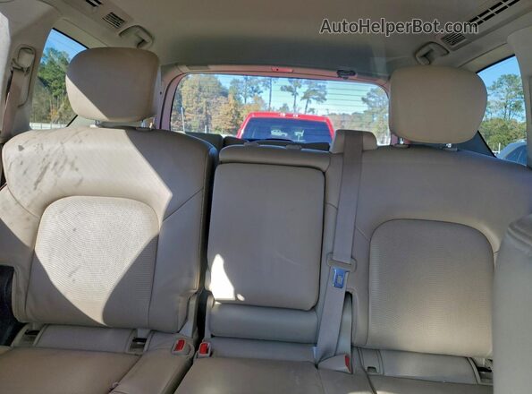 JN8AY2ND1KX010264 2019 NISSAN ARMADA Белый Вид задних сидений
