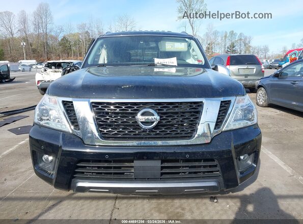 JN8AY2ND4L9110574 2020 NISSAN ARMADA Черный Вид щитка приборов