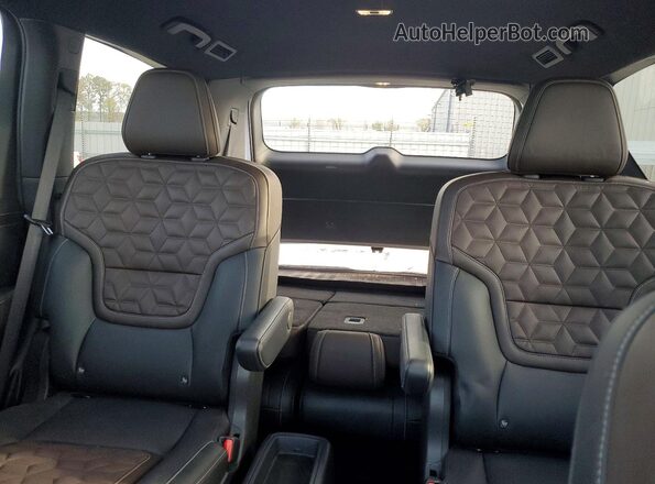 JN8AY3EB2S9101133 2025 NISSAN ARMADA White Widok tylnych siedzeń