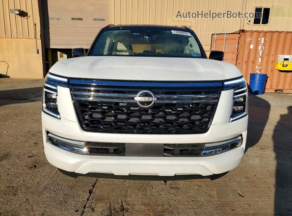JN8AY3ED8S9301256 2025 NISSAN ARMADA White Դիմացի տեսք